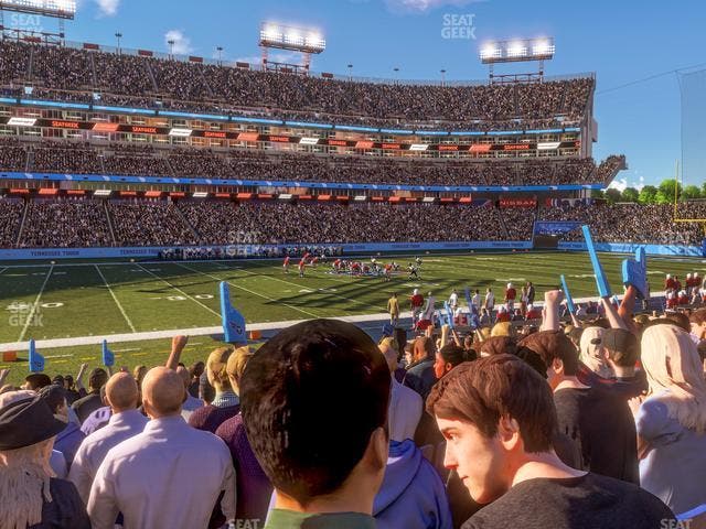 Nissan Stadium - Section 114 Seat View