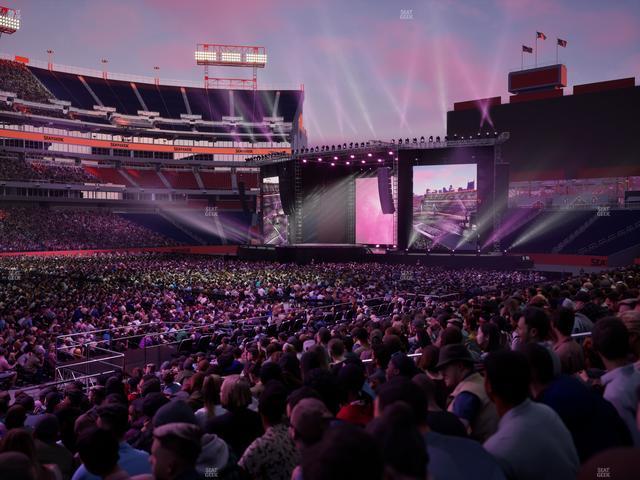 Nissan Stadium - Section 114 Seat View