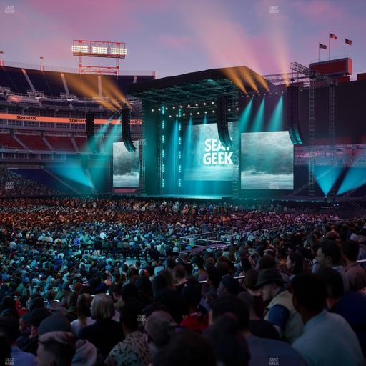 Nissan Stadium - Section 114 Seat View