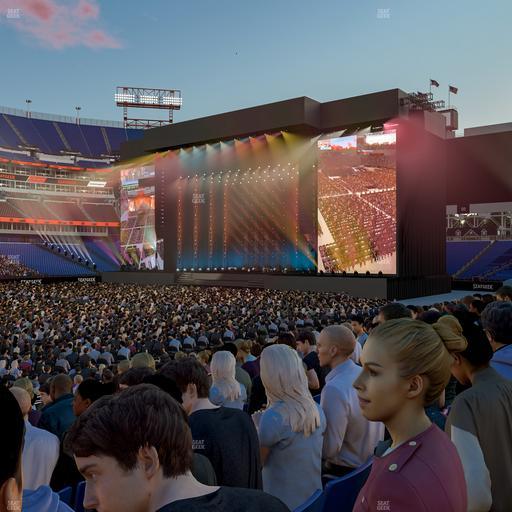 Nissan Stadium - Section 114 Seat View