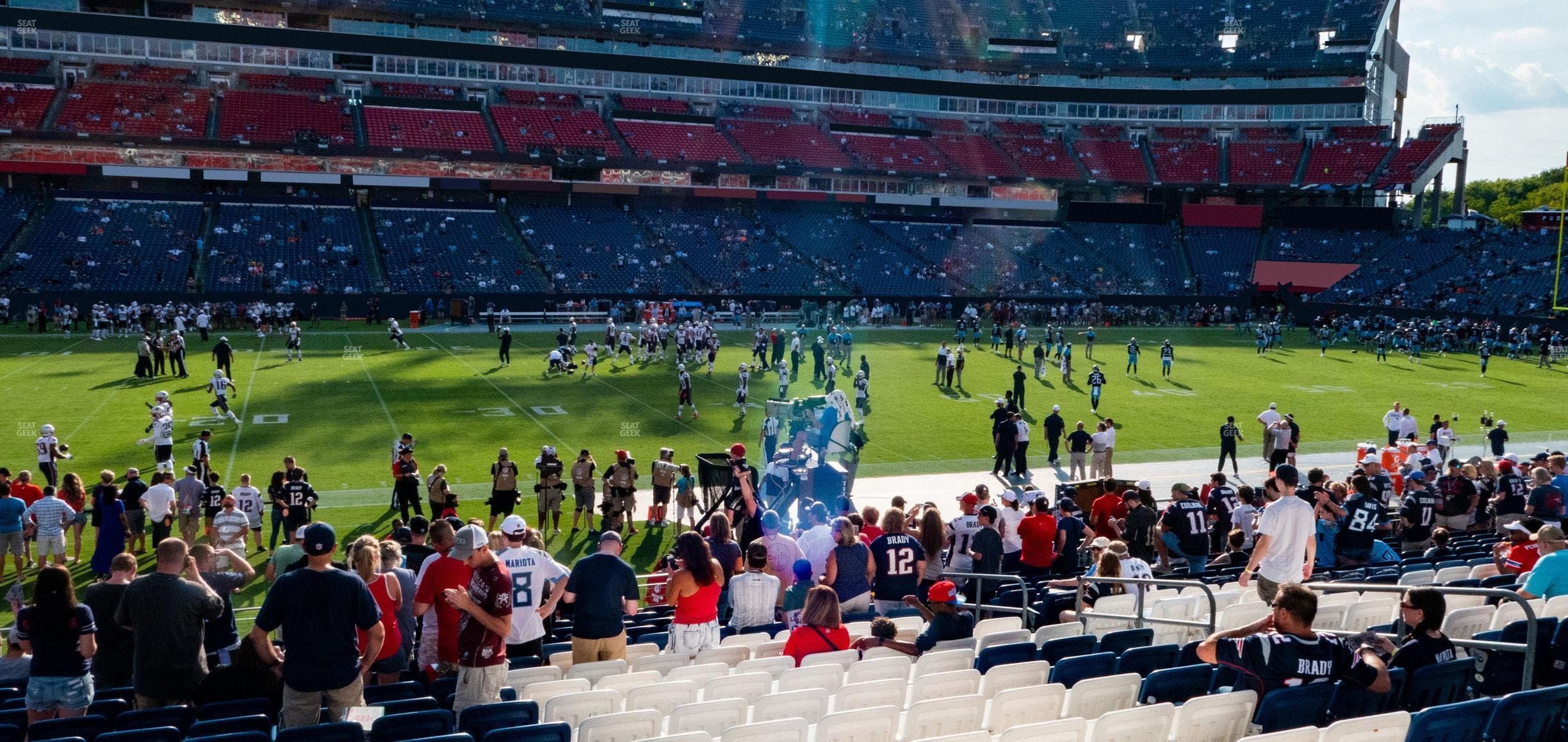 Nissan Stadium - Section 114 Seat View