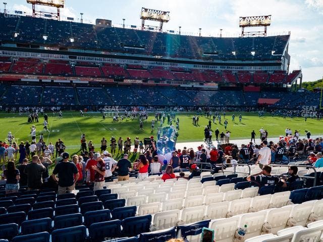 Nissan Stadium - Section 114 Seat View