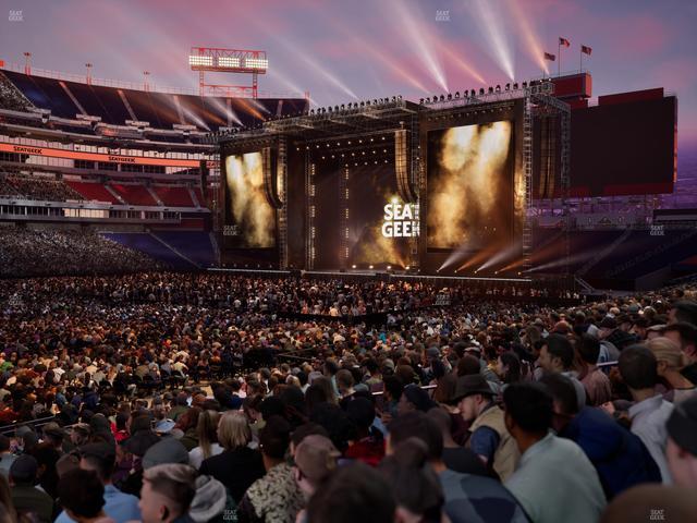 Nissan Stadium - Section 114 Seat View