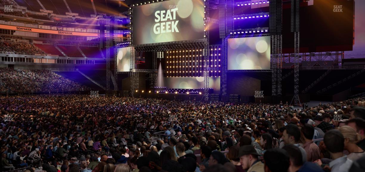 Nissan Stadium - Section 114 Seat View