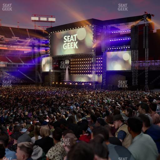 Nissan Stadium - Section 114 Seat View