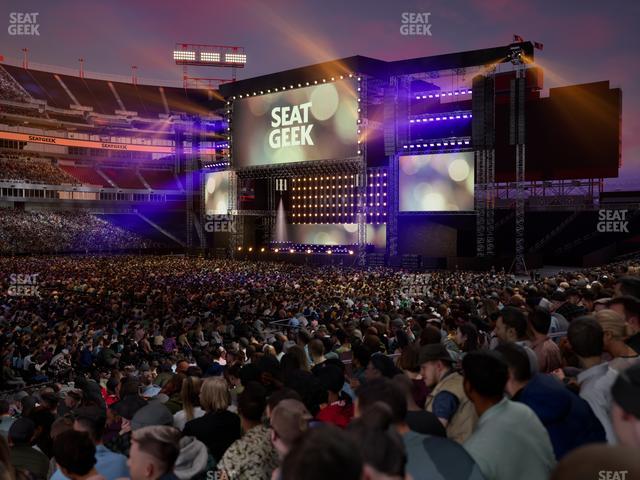 Nissan Stadium - Section 114 Seat View