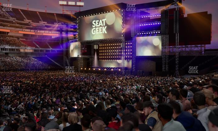 Nissan Stadium - Section 114 Seat View