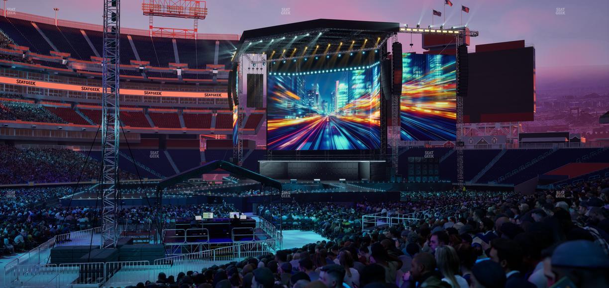 Nissan Stadium - Section 115 Seat View
