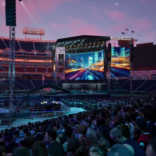 Nissan Stadium - Section 115 Seat View