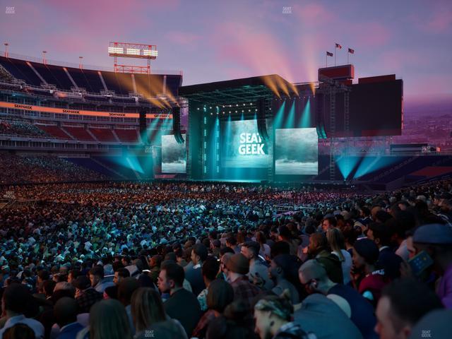 Nissan Stadium - Section 115 Seat View