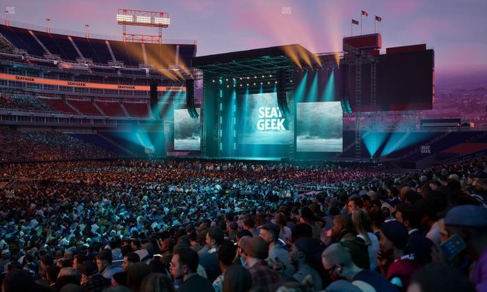 Nissan Stadium - Section 115 Seat View