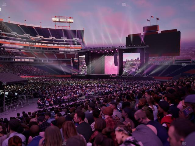 Nissan Stadium - Section 115 Seat View