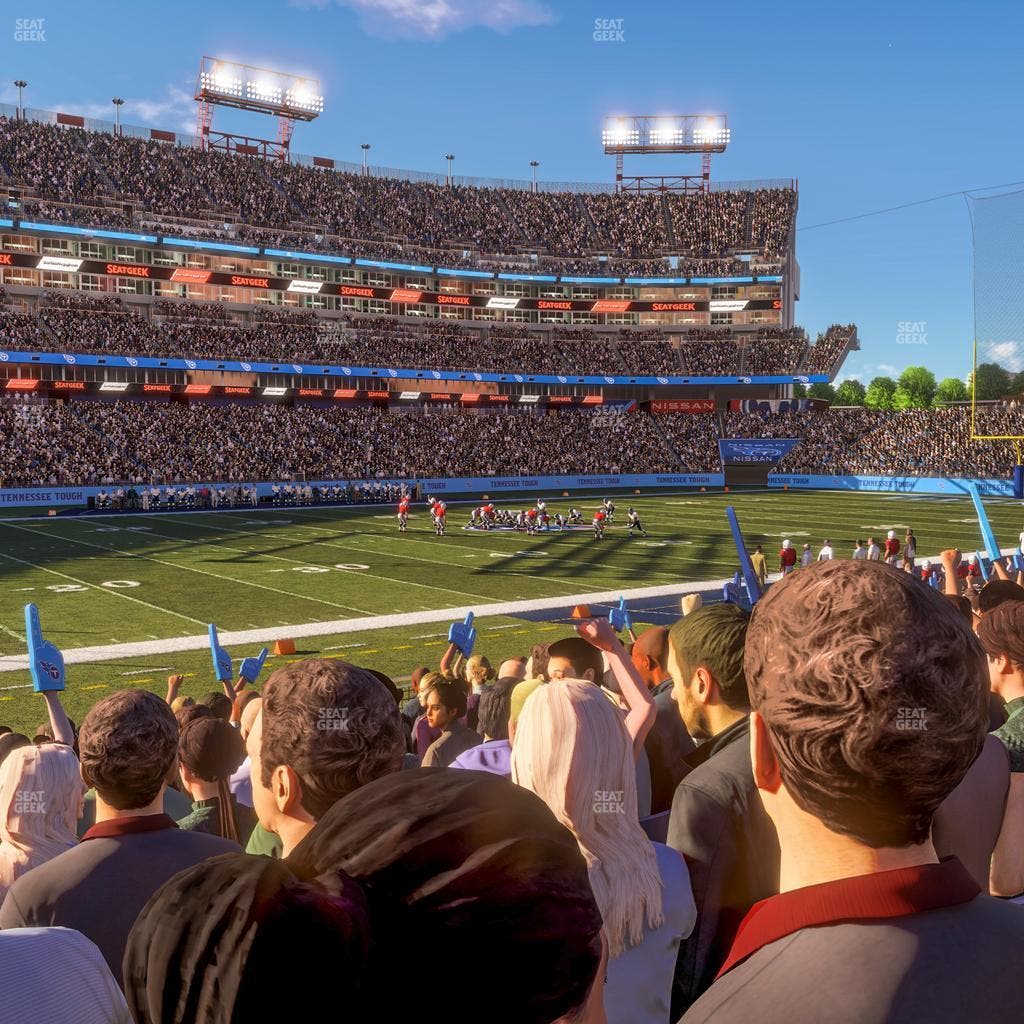 Nissan Stadium - Section 115 Seat View