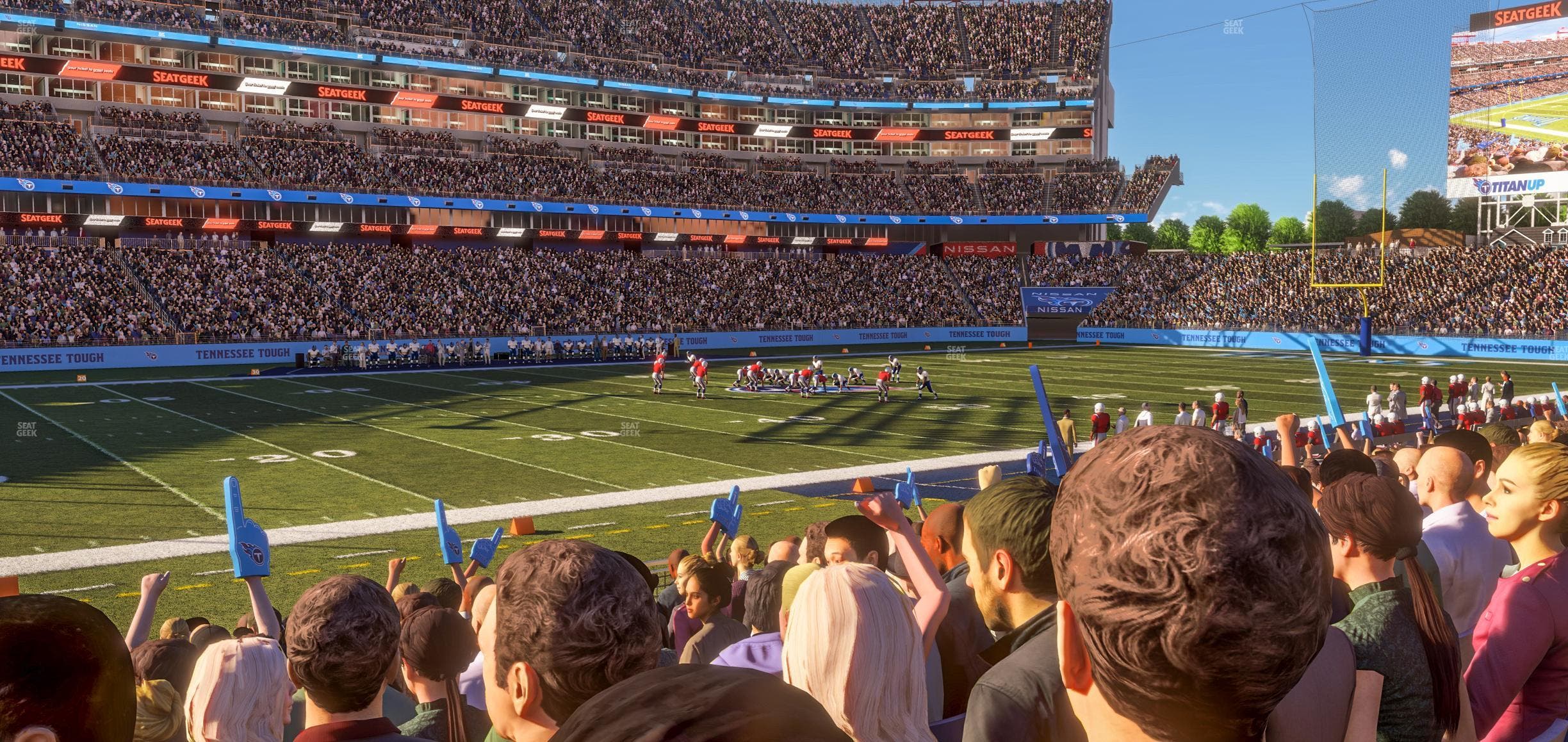 Nissan Stadium - Section 115 Seat View