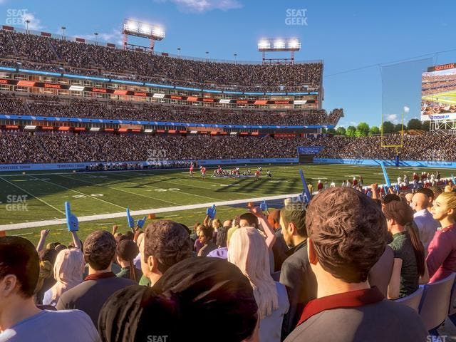 Nissan Stadium - Section 115 Seat View