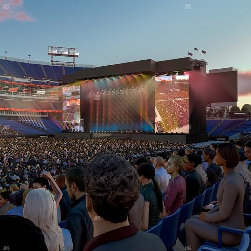 Nissan Stadium - Section 115 Seat View