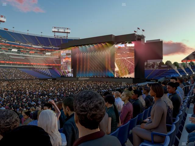 Nissan Stadium - Section 115 Seat View