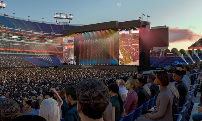 Nissan Stadium - Section 115 Seat View
