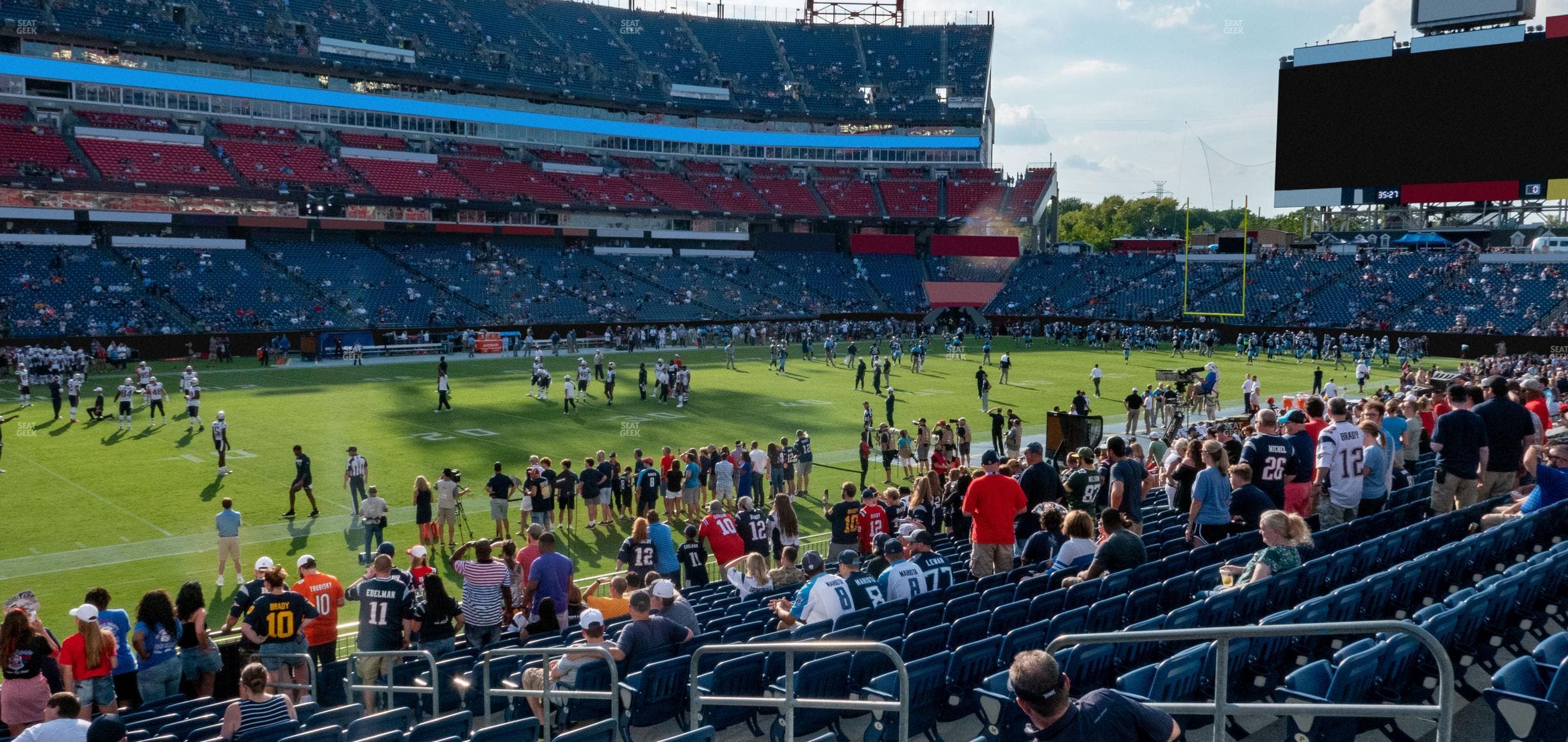 Nissan Stadium - Section 116 Seat View