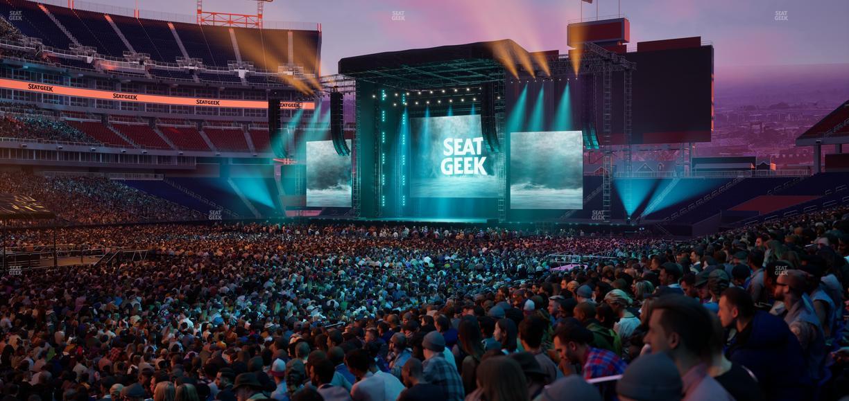 Nissan Stadium - Section 116 Seat View