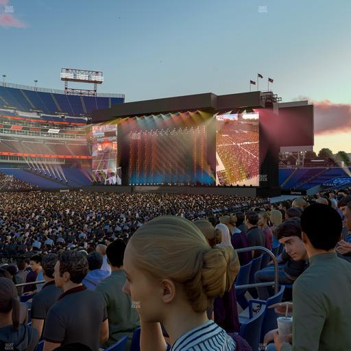 Nissan Stadium - Section 116 Seat View