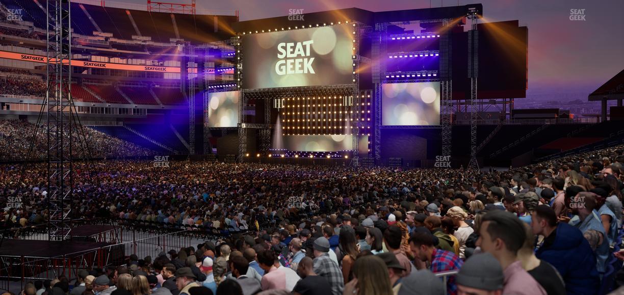 Nissan Stadium - Section 116 Seat View