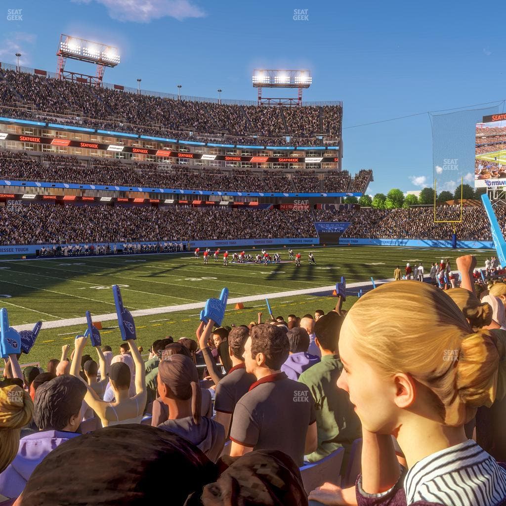 Nissan Stadium - Section 116 Seat View