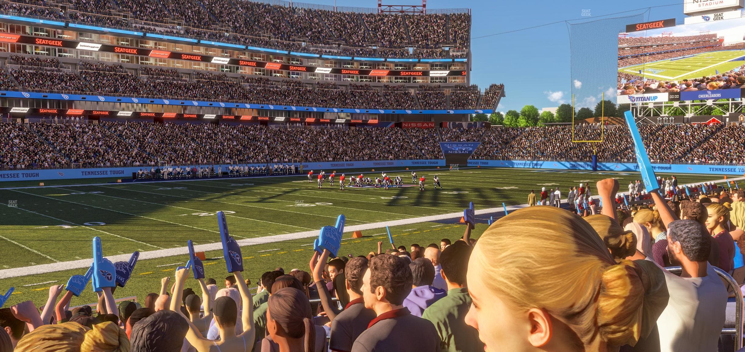 Nissan Stadium - Section 116 Seat View