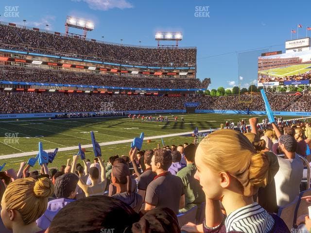 Nissan Stadium - Section 116 Seat View