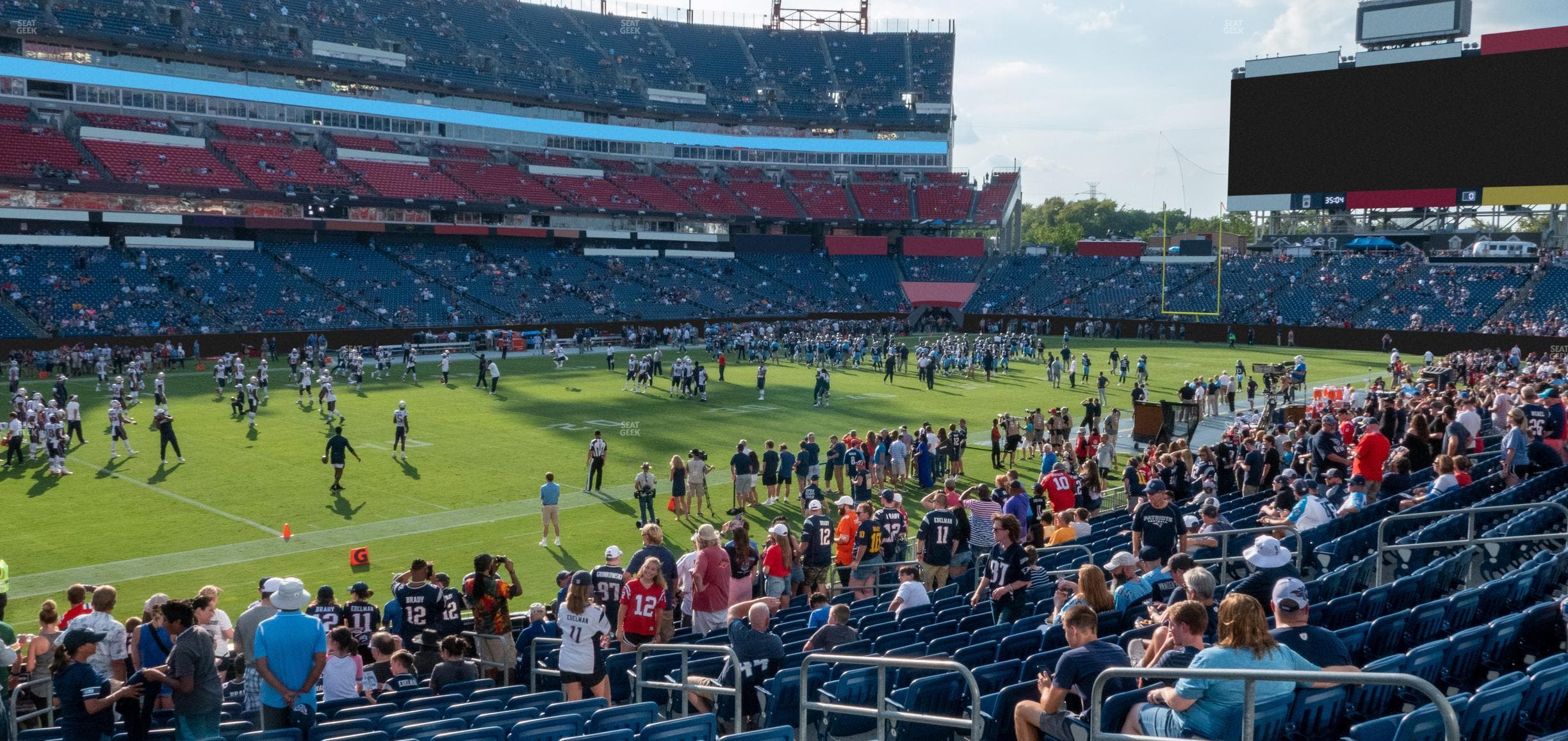 Nissan Stadium - Section 117 Seat View