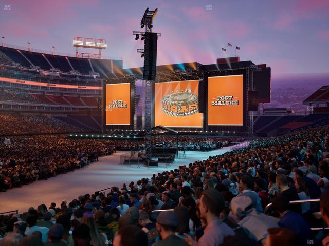 Nissan Stadium - Section 117 Seat View