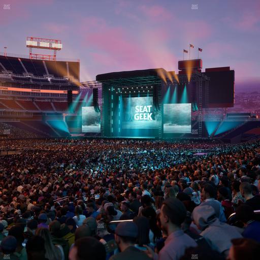 Nissan Stadium - Section 117 Seat View