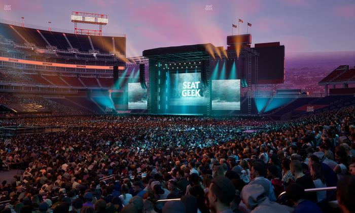 Nissan Stadium - Section 117 Seat View