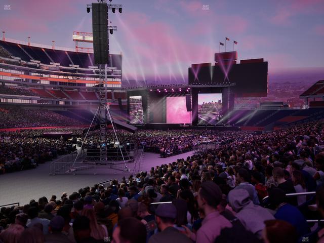 Nissan Stadium - Section 117 Seat View