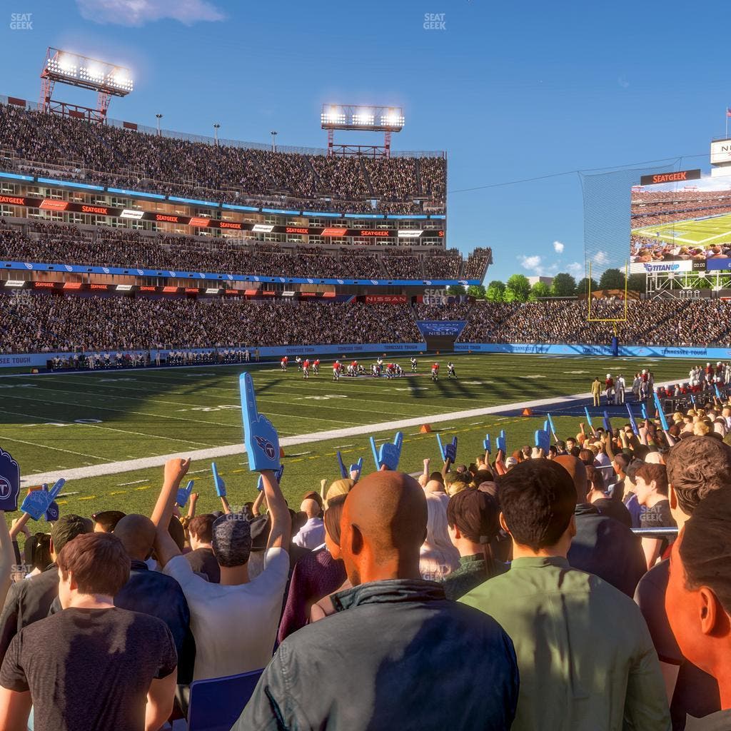 Nissan Stadium - Section 117 Seat View