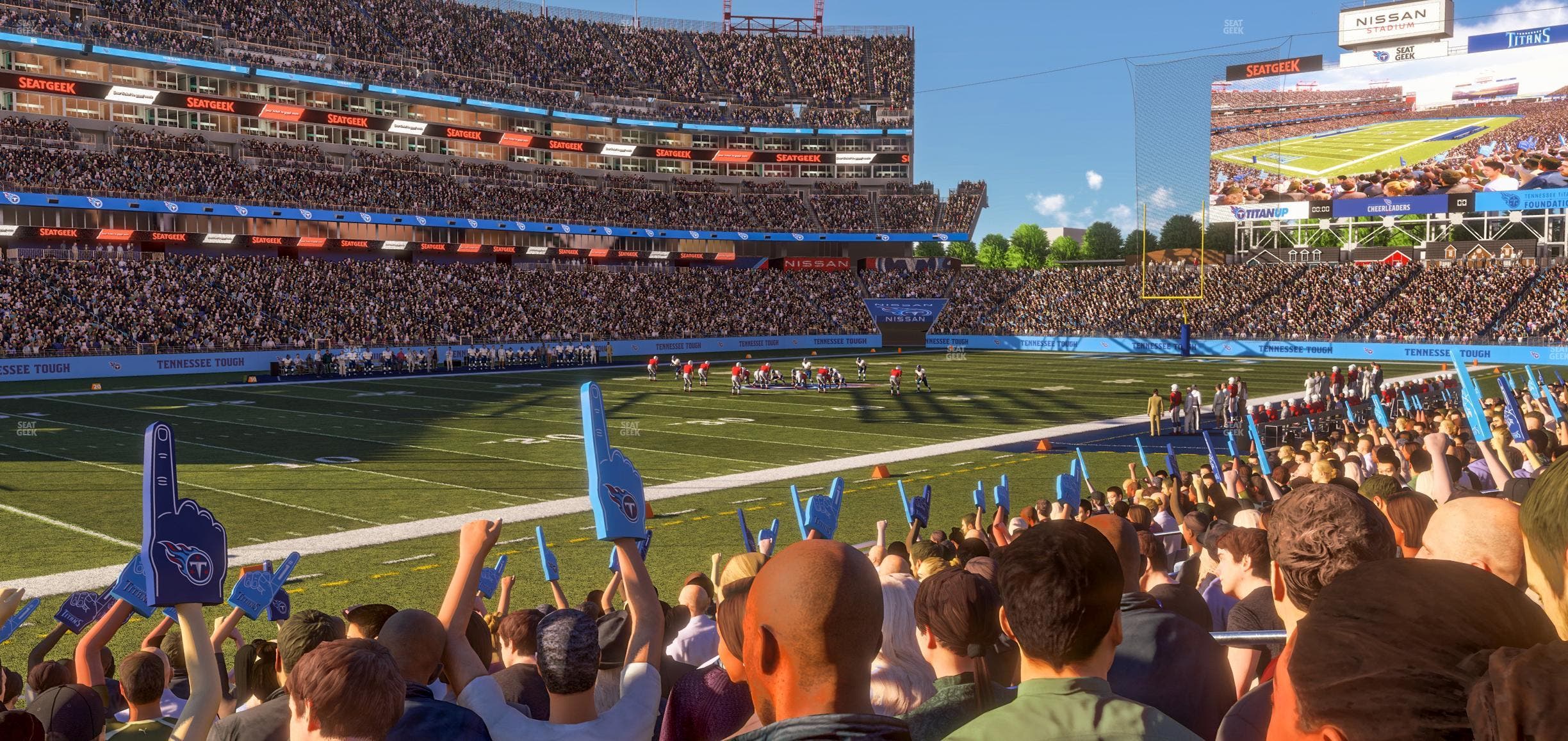 Nissan Stadium - Section 117 Seat View
