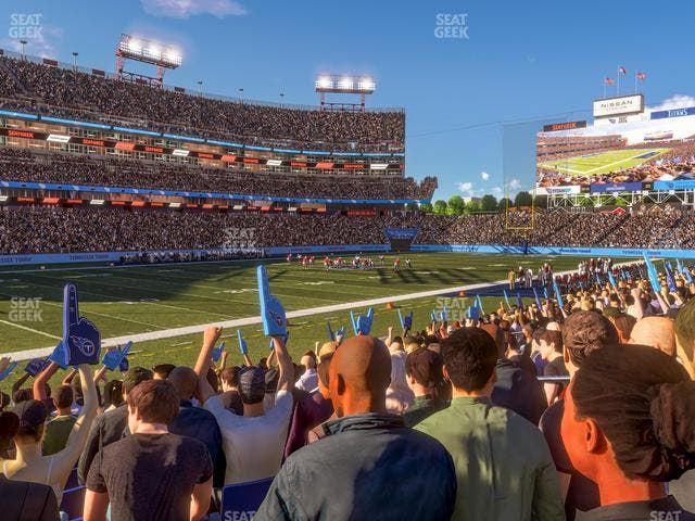Nissan Stadium - Section 117 Seat View