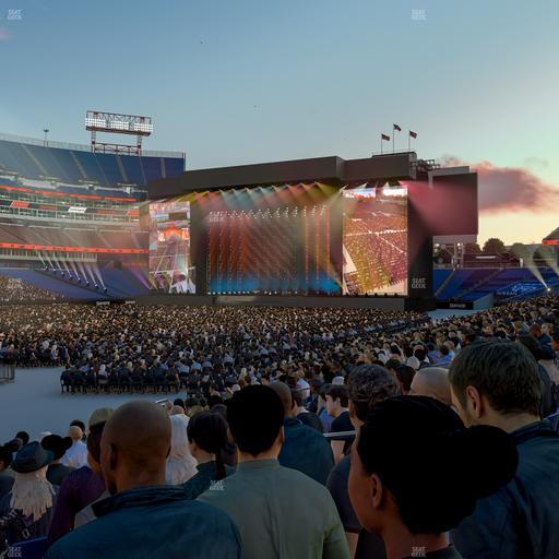 Nissan Stadium - Section 117 Seat View