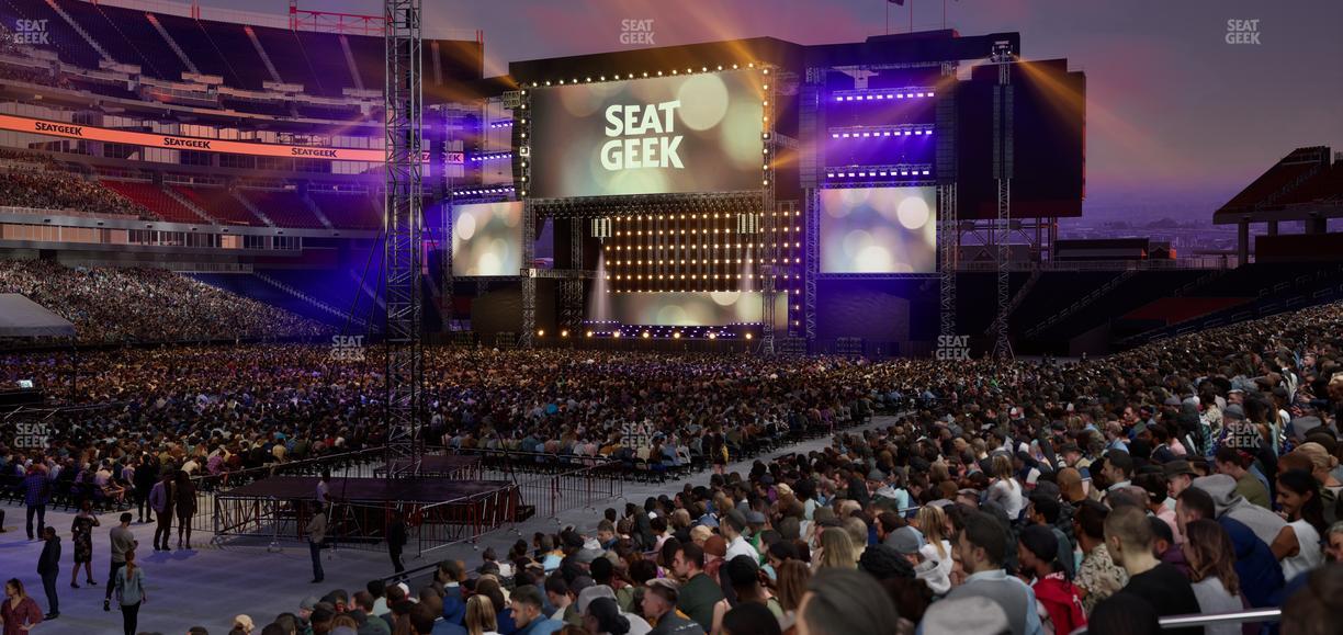 Nissan Stadium - Section 117 Seat View