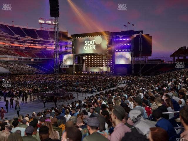 Nissan Stadium - Section 117 Seat View