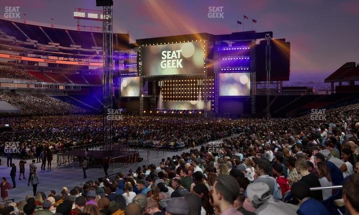 Nissan Stadium - Section 117 Seat View