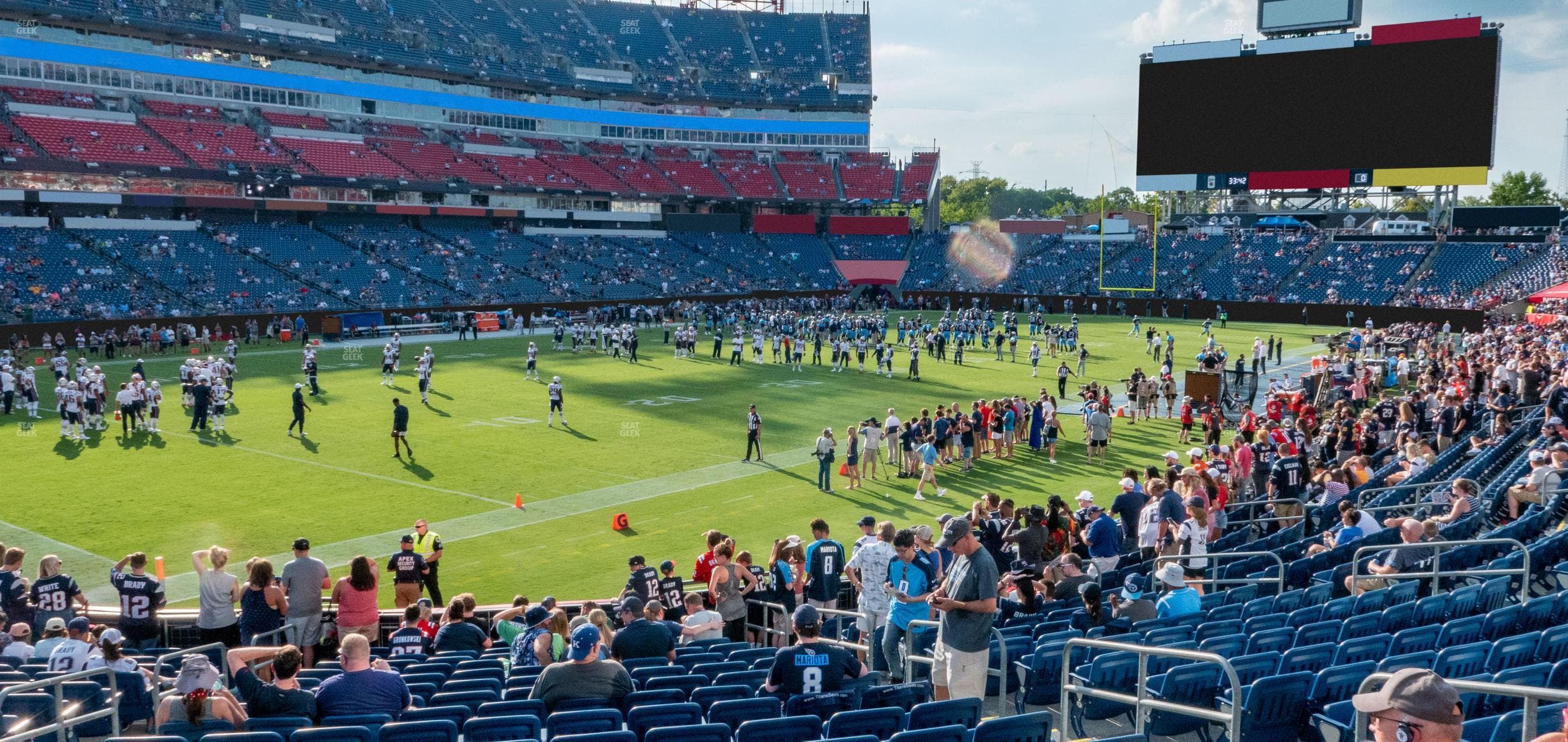 Nissan Stadium - Section 118 Seat View