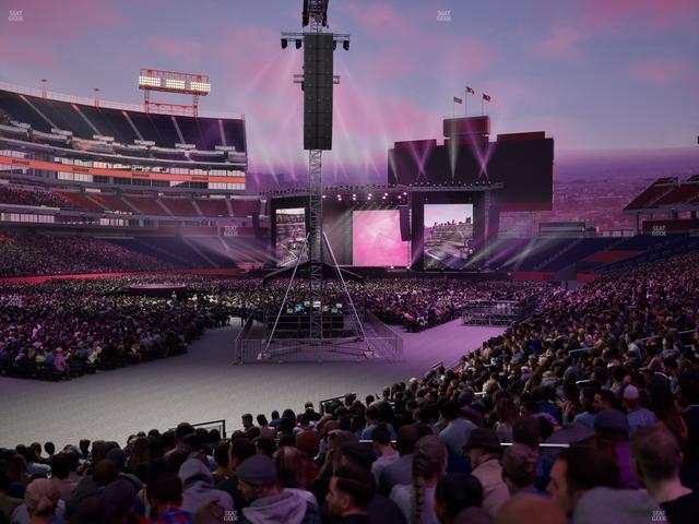 Nissan Stadium - Section 118 Seat View