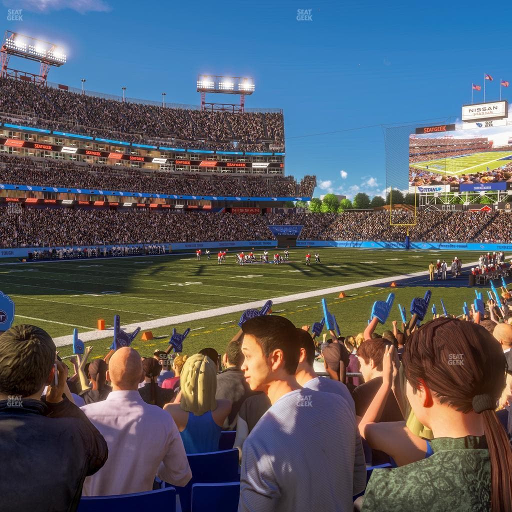 Nissan Stadium - Section 118 Seat View