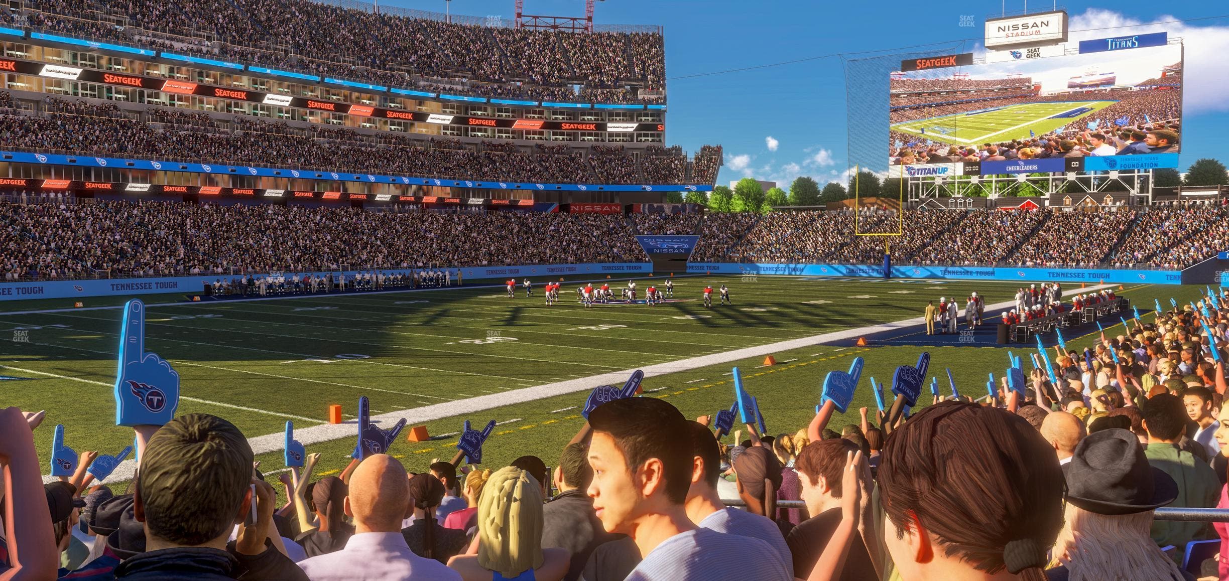 Nissan Stadium - Section 118 Seat View
