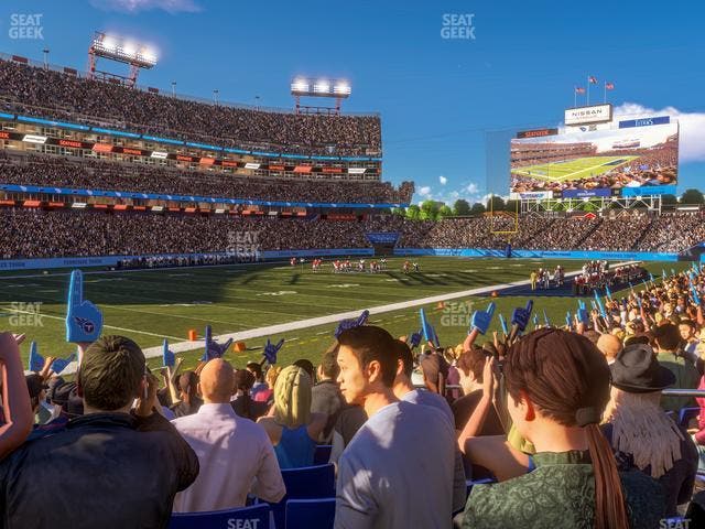 Nissan Stadium - Section 118 Seat View