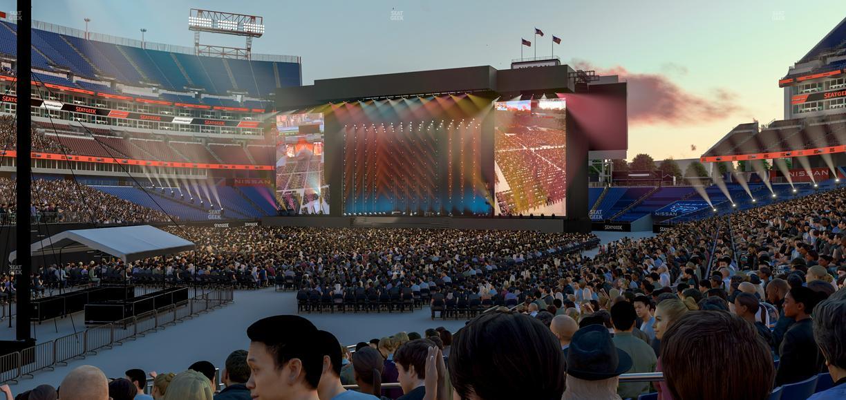 Nissan Stadium - Section 118 Seat View