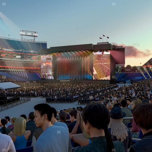 Nissan Stadium - Section 118 Seat View