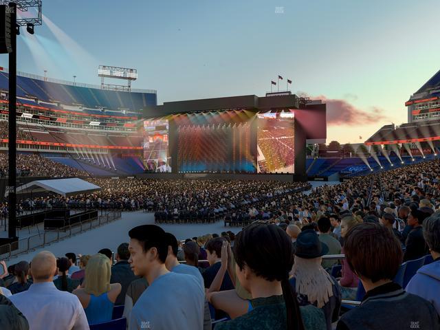 Nissan Stadium - Section 118 Seat View