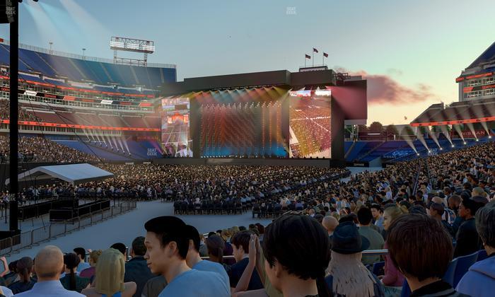 Nissan Stadium - Section 118 Seat View